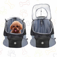 Premium Dog & Cat Backpack Carrier or Travel Pack for Small Dog or Cat for Outdoor Hiking   