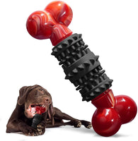 Indestructible Dog Toys for Aggressive Chewers - Interactive Bone Toy for Large & Medium Dogs 