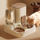 "Ultimate Pet Water Dispenser & Food Container: Large Capacity, Dry-Wet Separation for Cats"