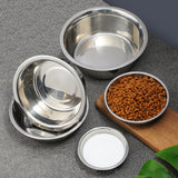 Stainless Steel Large Capacity Dog Bowl for Dogs and Cats