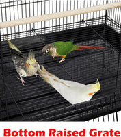 Lot of 6 Aviary Breeding Bird Finch Parakeet Finch Flight Cage 24" X 16" X 16"H (Black)