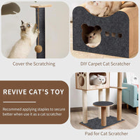 Self-Adhesive Carpet Scratch Board for Cats - Protect Your Sofa and Enhance Cat's Claw Care!