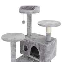 53" Activity Tower Cat Tree with Sisal-Covered Scratch Post - Kitty Furniture