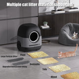 "Revolutionary Redsasa Smart Cat Litter Box - Effortless Self-Cleaning & App Control for Multiple Cats!"