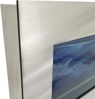 Stunning Brushed Silver Aa-Skyline Bsilver 2.0 Wall Mounted Aquarium