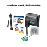 20 Gallon Aquarium Starter Kit with LED Lighting and 20 High Glass