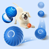 "Automatic Smart Jumping & Rolling Ball - Interactive Gravity Sensor Toy for Dogs and Cats"