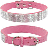 "Reflective Microfiber Pet Collar Leash Set for Small & Medium Dogs"