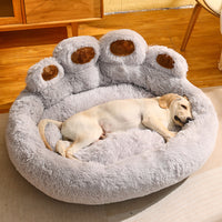 Ultimate Cozy Fleece-Lined Dog Bed for Medium to Large Breeds