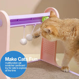 5-in-1 Reversible Cat Scratcher Cardboard Toy and Furniture Protector