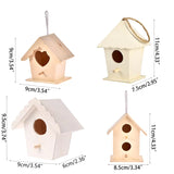 Charming Wooden Hummingbird House 