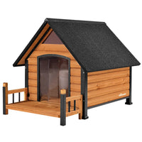 Outside Wooden Dog House