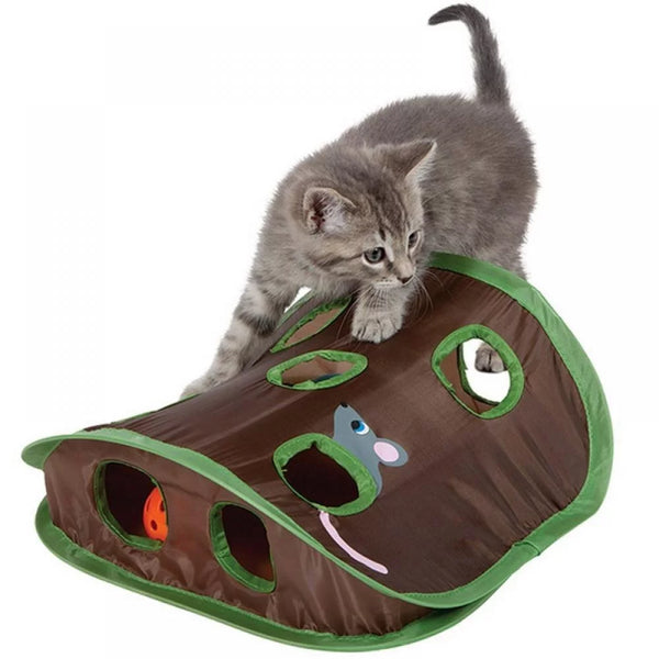 Interactive Treat Maze & Puzzle for Cats - Intelligence Training Toy