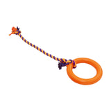 Professional title: "Durable Dog Toys for Aggressive Chewers - Teeth Cleaning Rubber Tug of War Toy for Medium and Large Dogs"