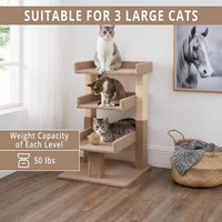 Beige Cat Tree Tower 