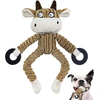 "Interactive Monkey Plush Puppy Chew Toys for Small Dogs - Perfect for Teething and Training!"