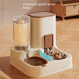 "Ultimate Pet Water Dispenser & Food Container: Large Capacity, Dry-Wet Separation for Cats"