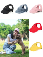 Adjustable Dog Travel  Baseball Hat Sun Cap 