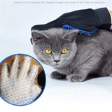 Ultimate Cat & Dog Grooming Gloves - Self-Cleaning Shedding & Bathing Accessory for Pets