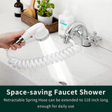 "Ultimate 3-in-1 Sink Faucet Sprayer: Perfect for Dog Bathing & Versatile Kitchen, Laundry, and Bathroom Use!"