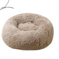 Cozy Round Plush Pet Bed for Dogs and Cats - Perfect for Winter!