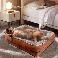 Premium Orthopedic Dog Bed for Small Dogs - Luxurious Supportive Foam Sofa 