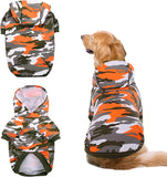 "Cozy Camo Dog Hoodie - Warm & Stylish Sweatshirt with Pocket for All Sizes!"