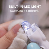 "LED Light Pet Nail Clippers: Professional Grooming Scissors for Dogs, Cats, and Small Animals"