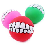 Squeaky Dog Ball Toy for Fetch and Chew - Funny Pet Puppy Toy with Squeaker Sound