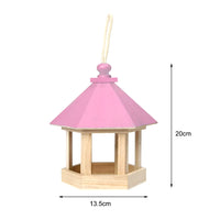 Charming Wooden Birdhouse & Feeder for Outdoor Garden Decor  