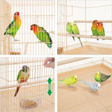 30" Bird Cage with Slide-Out Tray and Wood Perches