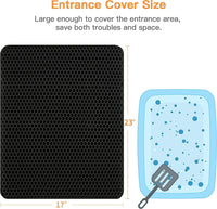 Conlux Cat Litter Mat   with double layer honeycomb and Waterproof