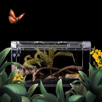 "Premium Acrylic Reptile Terrarium - Ideal Breeding Box for Bearded Dragons, Tarantulas & More!"