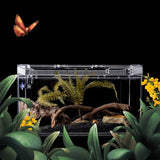 "Premium Acrylic Reptile Terrarium - Ideal Breeding Box for Bearded Dragons, Tarantulas & More!"