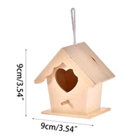 Charming Wooden Hummingbird House 