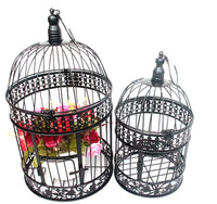 Elegant Iron Bird Cage for Weddings and Floral Arrangements 