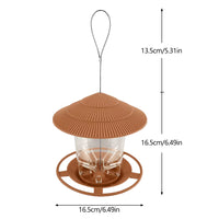 Deluxe Automatic Outdoor Bird Feeder - Hanging Wild Bird Seed Dispenser for Your Garden