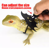 "Adjustable Small Pet Traction Rope for Outing Restraints - Perfect for Reptiles, Lizards, and Squirrels!"