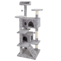 53" Activity Tower Cat Tree with Sisal-Covered Scratch Post - Kitty Furniture