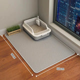 Waterproof Double Layer Pet Litter Mat with Nonslip Bottom - 90x60CM