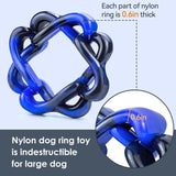 Tough Dog Chew Toy Ring for Aggressive Chewers