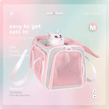 Soft Cute Travel Cat & Small Dog Carrier Bag 