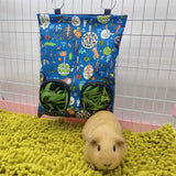 Rabbit, Guinea Pig and Small Animals Hay Food Dispenser - Durable Hay Food Bag Feeder for Small Pets