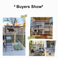 Spacious DIY Outdoor Cat Enclosure - Perfect Catio for Your Feline Friends!