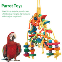 "Premium Interactive Parrot Toys for Training and Enrichment - Durable Cotton Rope for Chewing and Tearing"