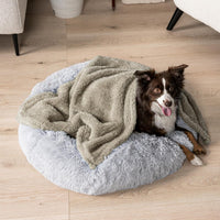 Luxurious Fluffy Waterproof Dog Blanket for Small & Medium Dogs     