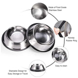 Stainless Steel Large Capacity Dog Bowl for Dogs and Cats