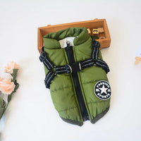 "Ultimate Waterproof Dog Jacket: Cozy Winter Harness Vest for Small Breeds - Perfect for Shih Tzus, Chihuahuas, and Pugs!"