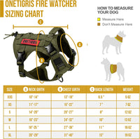 Tactical Dog Harness Vest - Adjustable No-Pull Breathable