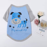 Stylish Summer & Fall Dog T-Shirts for Small Breeds - Adorable Cartoon Vests for Yorkies, Chihuahuas & Schnauzers!